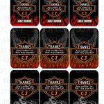 Harley Davidson Birthday Party Favor Tags | Harley Davidson | Harley Davidson Cards Printable