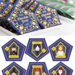 Harry Potter Chocolate Frogs   Free Printable Template For Diy | Printable Harry Potter Wizard Cards