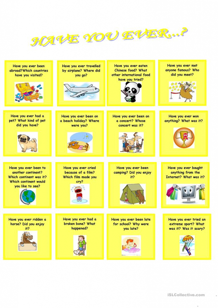 Conversation Cards Free Printable