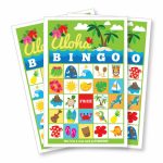 Hawaiian Bingo Game   Kid's Printable Bingo Game   Bingo Game For | Printable Hawaiian Bingo Cards