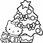 Hello Kitty Christmas Coloring Page | Free Printable Coloring Pages | Hello Kitty Christmas Cards Free Printables