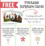 Hide 'em In Your Heart Scripture Cards {Free Printable}   My Joy | Free Printable Picture Cards