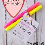 Homemade Valentine Cards   "you Are The Highlight Of My Life"   Non | Homemade Valentine Cards Printable
