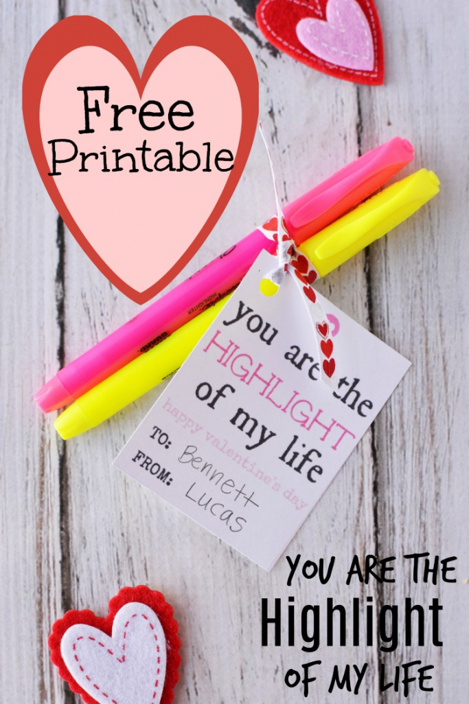 Homemade Valentine Cards - &amp;quot;you Are The Highlight Of My Life&amp;quot; - Non | Homemade Valentine Cards Printable