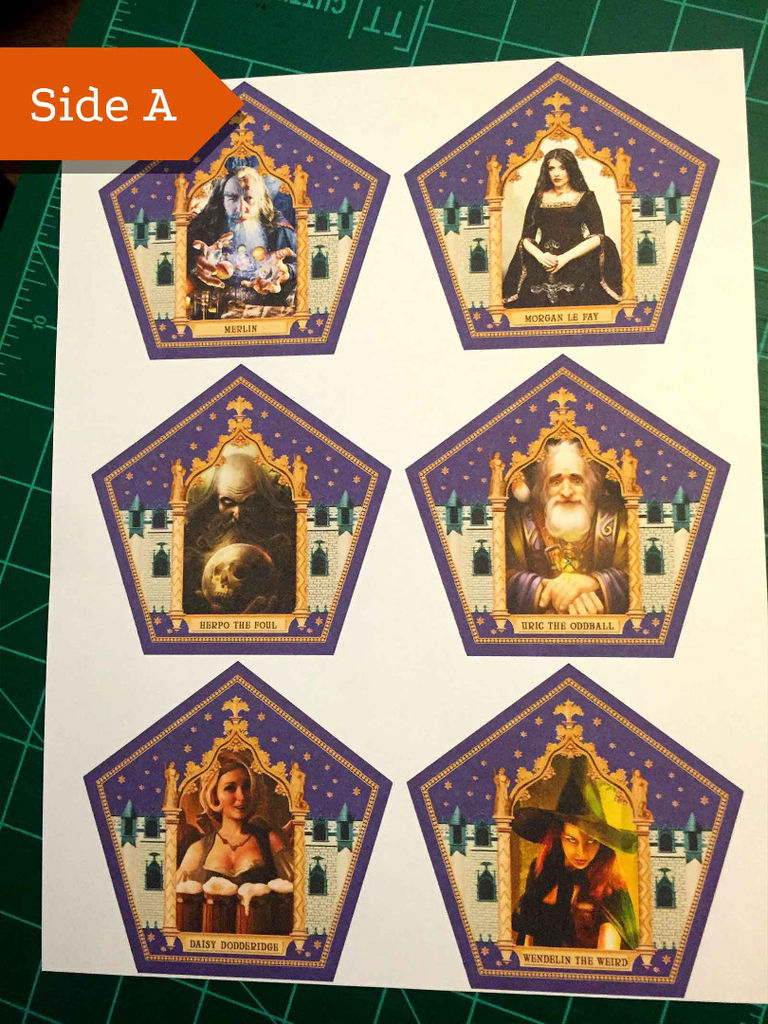 Honeyduke&amp;#039;s Chocolate Frog Cards: 3 Steps | Harry Potter Chocolate Frog Cards Printable