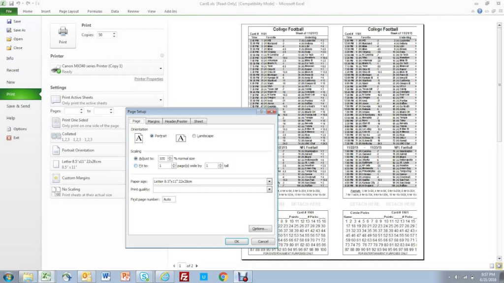 How To Download And Print Parlay Cards - Youtube | Free Printable Football Parlay Cards