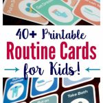 How To Get Kids To Follow A Routine Independently   Without Nagging | Printable Routine Cards For Toddlers
