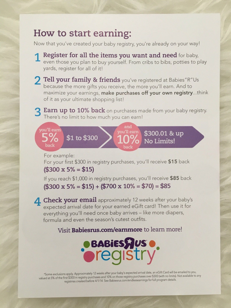 How To Get The Most From Your Babies &amp;quot;r&amp;quot; Us Registry &amp;amp; Save Up To 25 | Babies R Us Printable Registry Cards