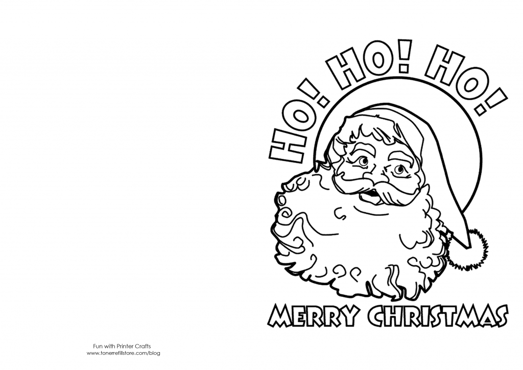 How To Make Printable Christmas Cards For Kids To Color - Fun With | Printable Christmas Cards To Color