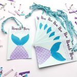 How To Plan The Ultimate Mermaid Birthday Party | Free Printable Mermaid Thank You Cards