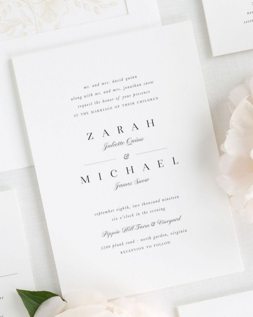 Invitations : Champagne Wedding Invitation Inspirational Classic And | Free Printable Rsvp Cards