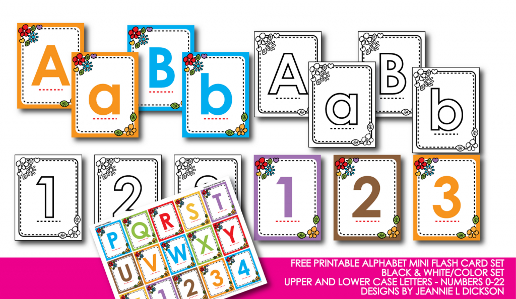 Kindergarten Alphabet Cards | Free Printable Alphabet Mini Flash | Upper And Lowercase Letters Printable Flash Cards