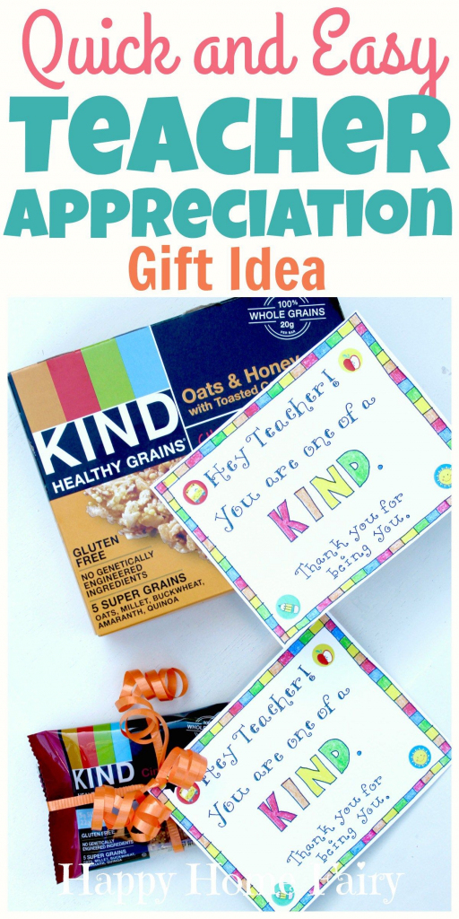 Last-Minute Teacher Appreciation Gift Idea - Free Printable | Printable National Teacher Appreciation Week Cards