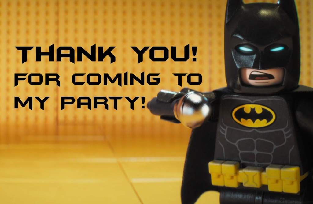 Lego Batman Thank You Cards | Lego Batman-Super Heros Printables | Batman Thank You Cards Printable