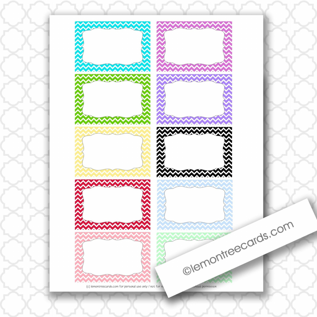 Lemon Tree Cards Blog: Freebie Friday - Tiny Chevron Note Cards | Free Printable Note Cards