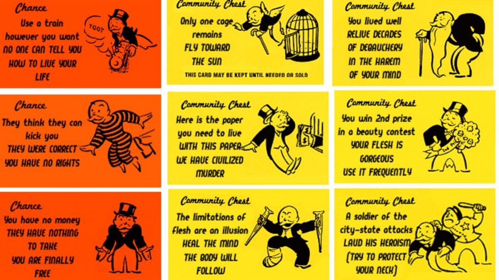 Monopoly Chance And Community Chest Cards Printable Printable Card Free
