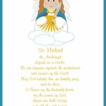 Life, Love, & Sacred Art: St. Micheal The Arch Angel Free Printable | St Michael Prayer Card Printable