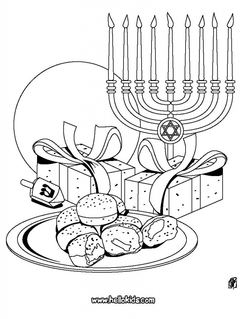 Looking For Free Printable Hanukkah Coloring Pages? Look No Further | Printable Hanukkah Cards To Color