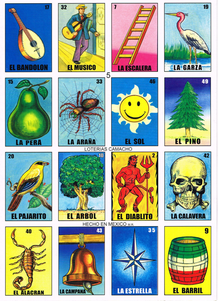 Loteria De Camacho | Scripturient | Printable Loteria Game Cards