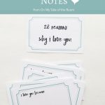 Love Notes   Free Valentines Day Printable | Valentines Day | Just Because I Love You Cards Printable