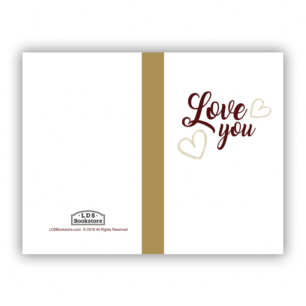 Love You Valentine&amp;#039;s Day Card - Printable In Free Lds Printables | Printable I Love You Cards