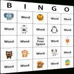Make Custom Printable Bingo Cards | Bingo Card Creator | Vocabulary Bingo Cards Printable