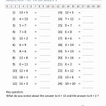 Math Addition Facts 2Nd Grade | Flash Cards Addition And Subtraction 1 20 Printable