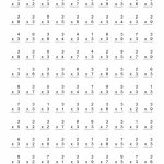 Math Worksheets Free Printable Multiplication And Division For 3Rd | Printable Multiplication Flash Cards 1 12