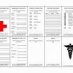 Medication Wallet Card Template | Cranfordchronicles | Printable Wallet Medical Card