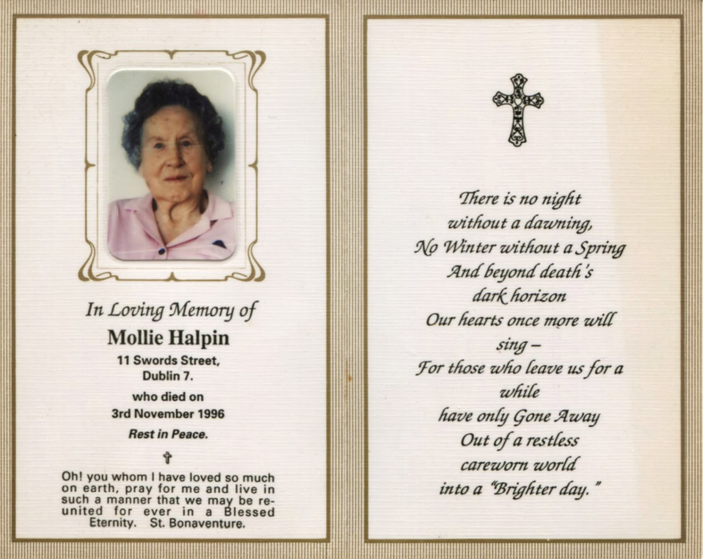 Memorial Card Quotes - Under.bergdorfbib.co | Free Printable Funeral Prayer Card Template