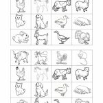 Memory Game On Farm Animals Worksheet   Free Esl Printable | Farm Animal Cards Printable