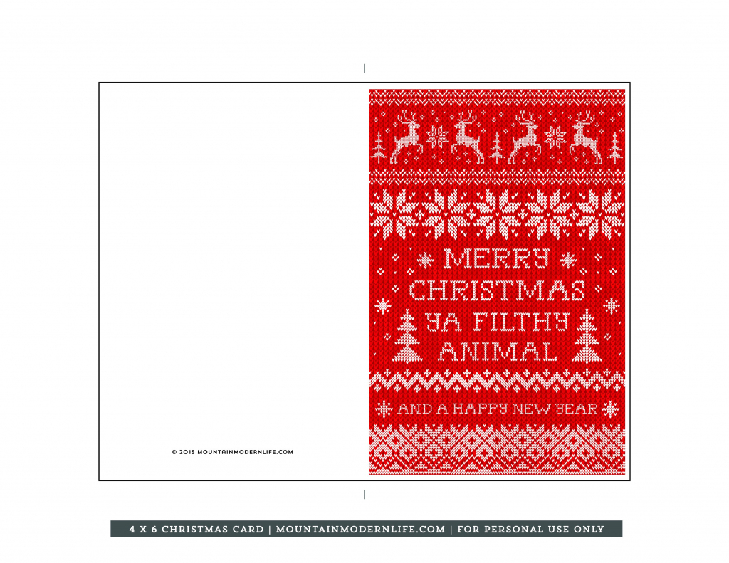 To And From Christmas Cards Printable Printable Card Free