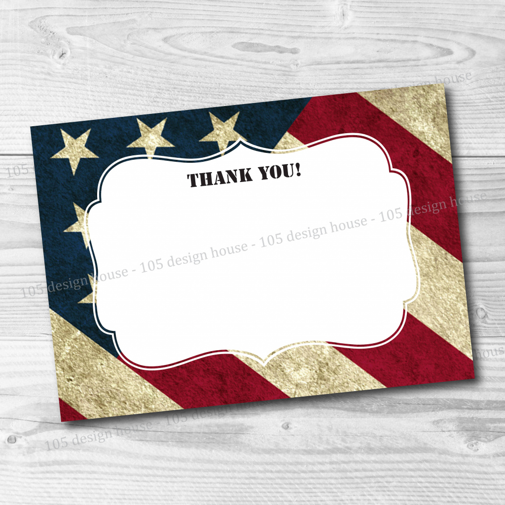 Military Thank You Card Printable Instant Download Military | Etsy | Military Thank You Cards Printable