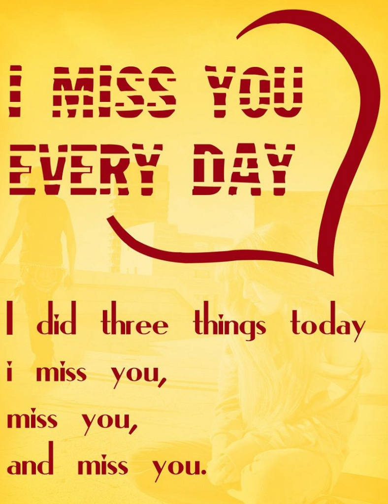 Miss U Card Printable | Miss You Cards | Miss You Cards, Wedding | Printable Miss You Cards