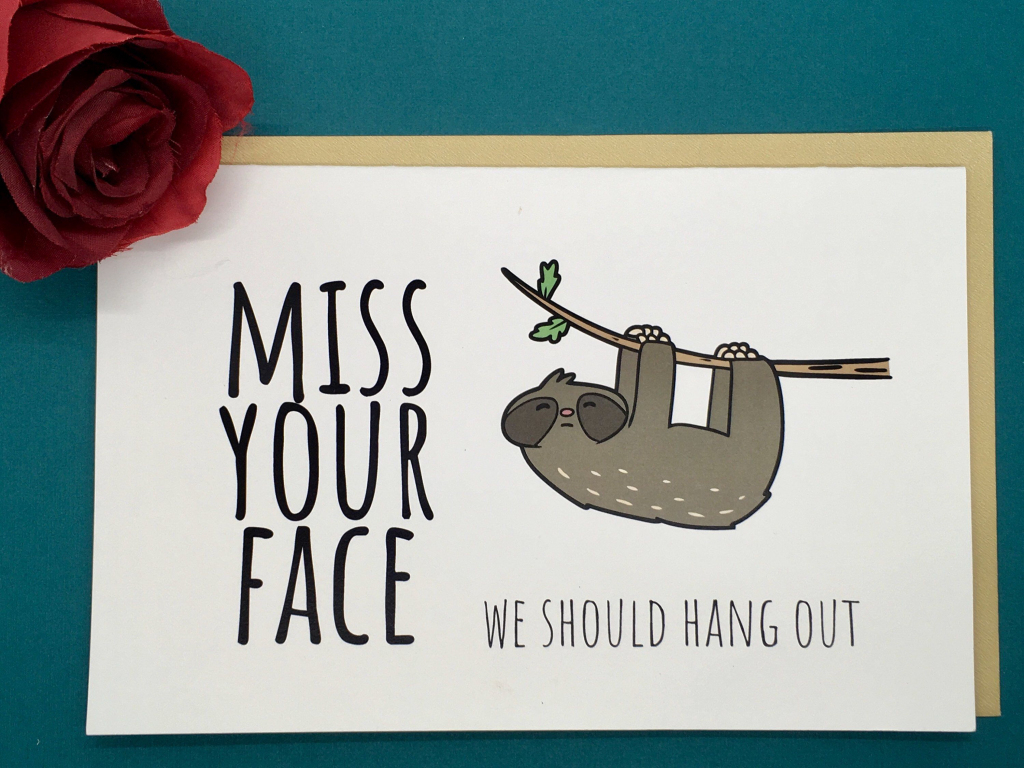 Free Printable Funny Miss You Cards