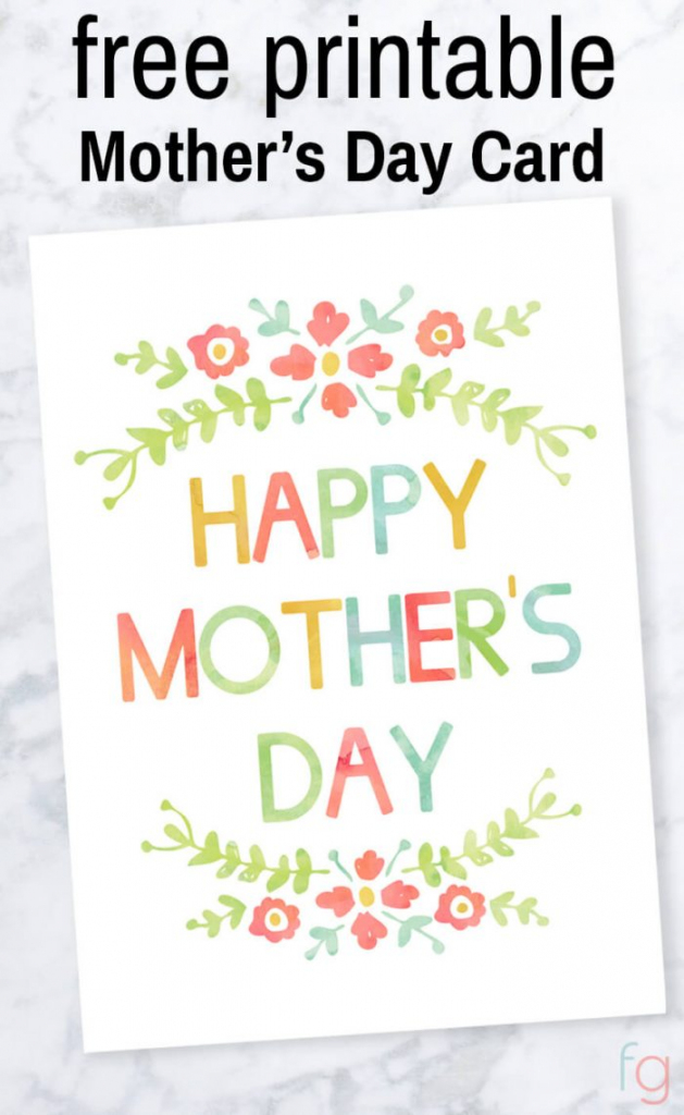 Mother&amp;#039;s Day Card - Free Printable | Free Printable Mothers Day Card From Dog