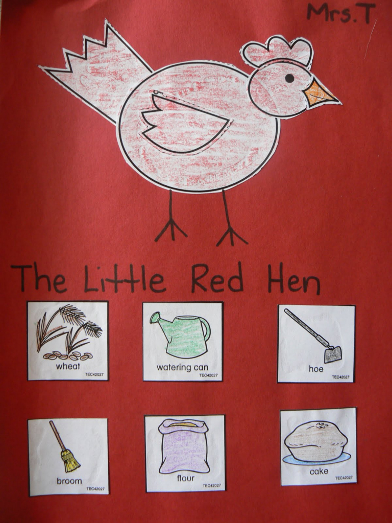 Mrs. T&amp;#039;s First Grade Class: The Little Red Hen | Little Red Hen Sequencing Cards Printable