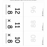 Multiplication Flashcards (0 12) | Free Printable Children's | Shape Flash Cards Printable Black And White