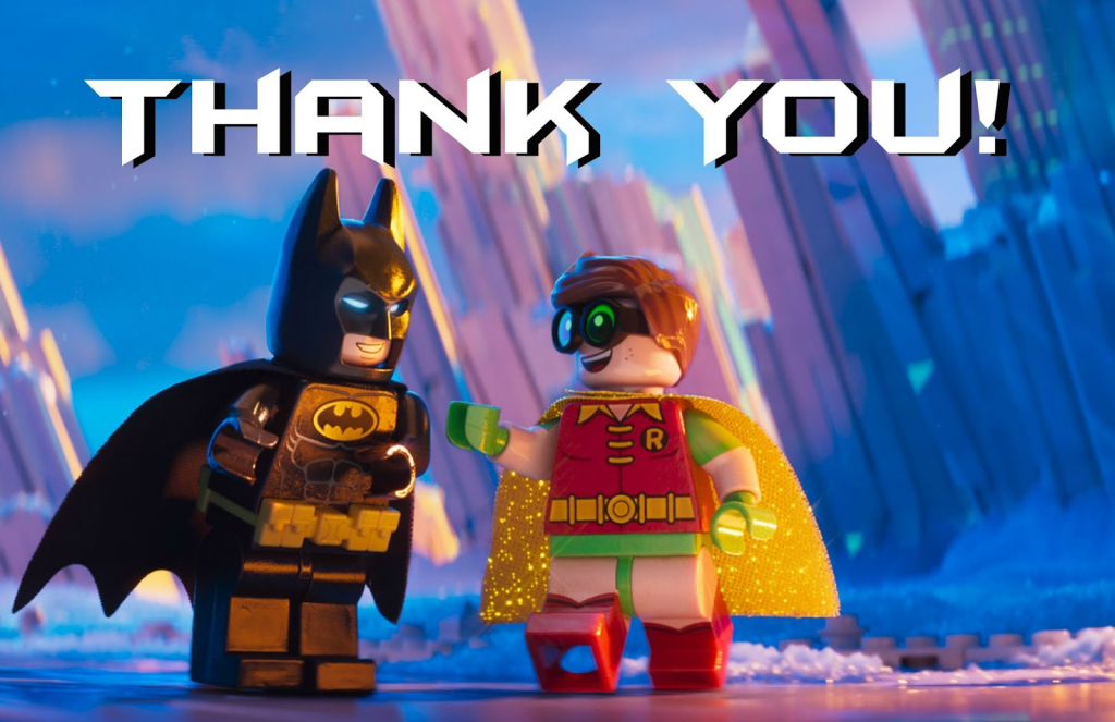 Musings Of An Average Mom: Lego Batman Thank You Cards | Batman Thank You Cards Printable