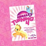 My Little Pony Invitation My Little Pony Birthday Invitation | Etsy | Free Printable My Little Pony Thank You Cards