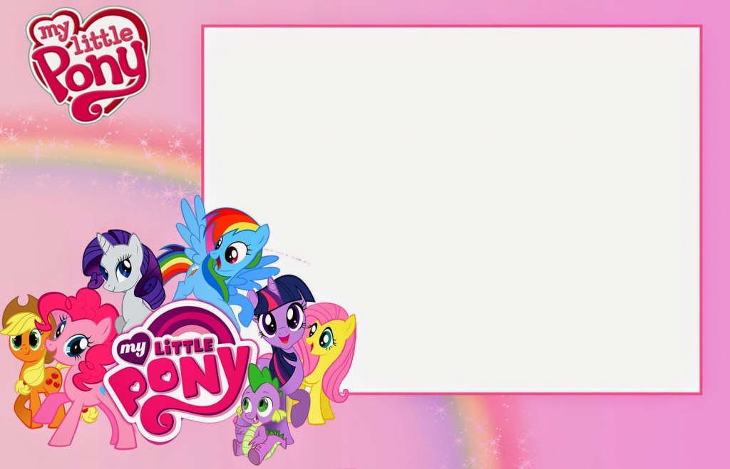 My Little Pony Party: Free Printable Invitations. | Oh My Fiesta! In | My Little Pony Printable Cards