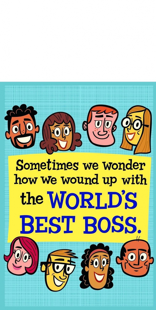 National Boss Day Cards – Purpleproposition | Printable Funny Bosses Day Cards