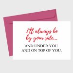 Naughty Valentines Day Card For Him Printable Valentines Day | Etsy | Printable Valentines Day Cards For Husband