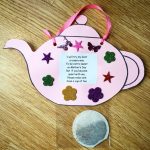 Nice Idea For Mother's Day. Tea Pot Complete With Tea Bag And Poem | Teapot Mother&#039;s Day Card Printable Template