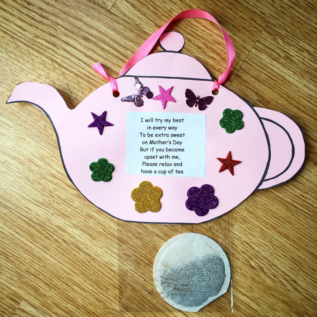 Teapot Mother s Day Card Printable Template Printable Card Free