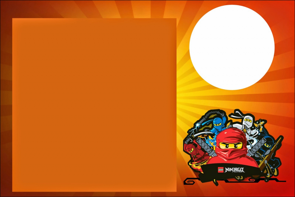 Ninjago: Free Printable Invitations. - Oh My Fiesta! For Geeks | Ninjago Printable Birthday Card