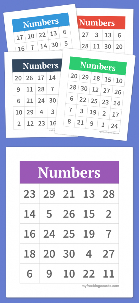 Numbers Bingo | Preschool | Bingo, Bingo Cards, Free Bingo Cards | Bingo Cards Printables For Numbers