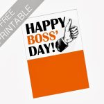 Oil And Blue: Free Printables   Happy Boss' Day Card | Party Ideas | Boss Day Cards Free Printable