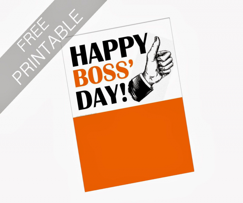 Boss Day Cards Free Printable Printable Card Free