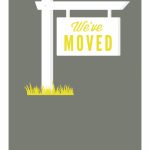 Our New Address   Free Printable Moving Announcement Template | We Are Moving Cards Free Printable